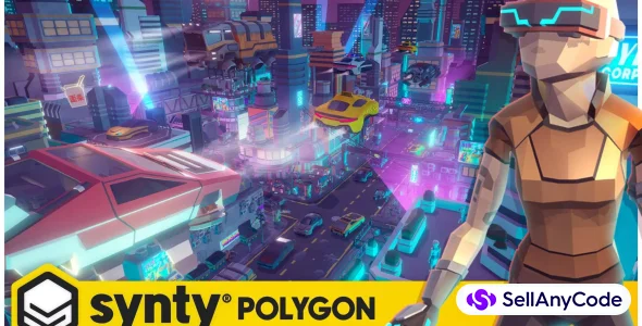 POLYGON Sci-Fi City - Low Poly 3D Art by Synty