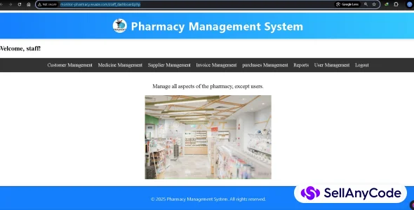 Online Pahrmacy Managemen