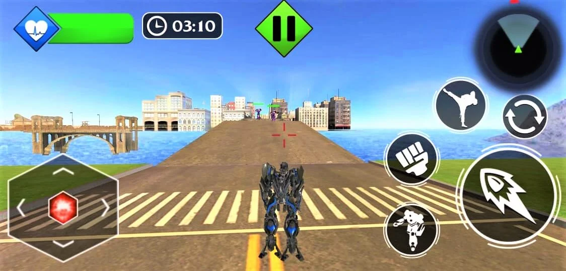 Airplane Jet Robot Transform Robot: Robot Car Transform 64 Bit — screenshot 9