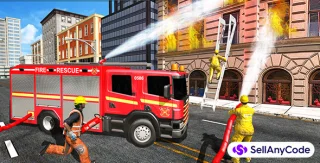 American Fire Fighter Truck: City Emergency Rescue