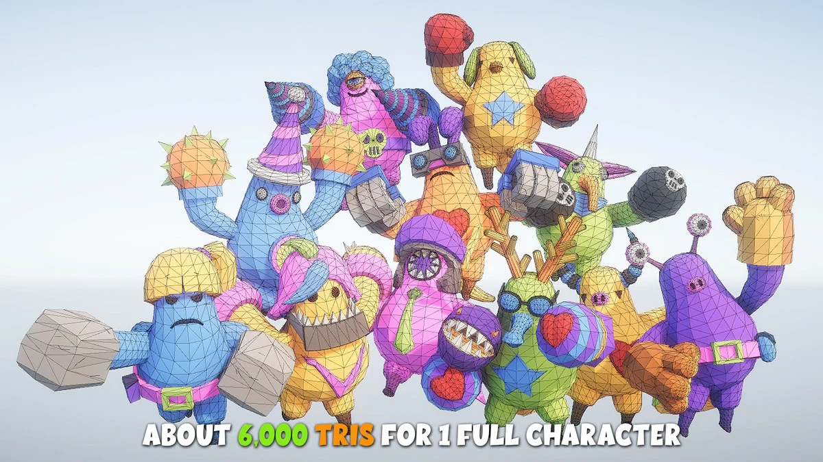 Party Monster Rumble Polyart — screenshot 5