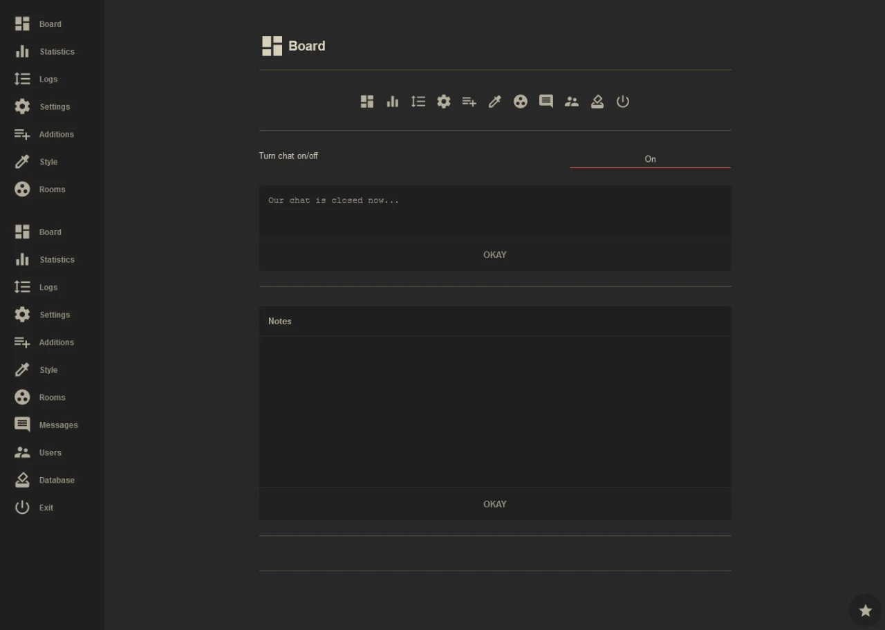Live Group Chat Room Web Script — screenshot 1