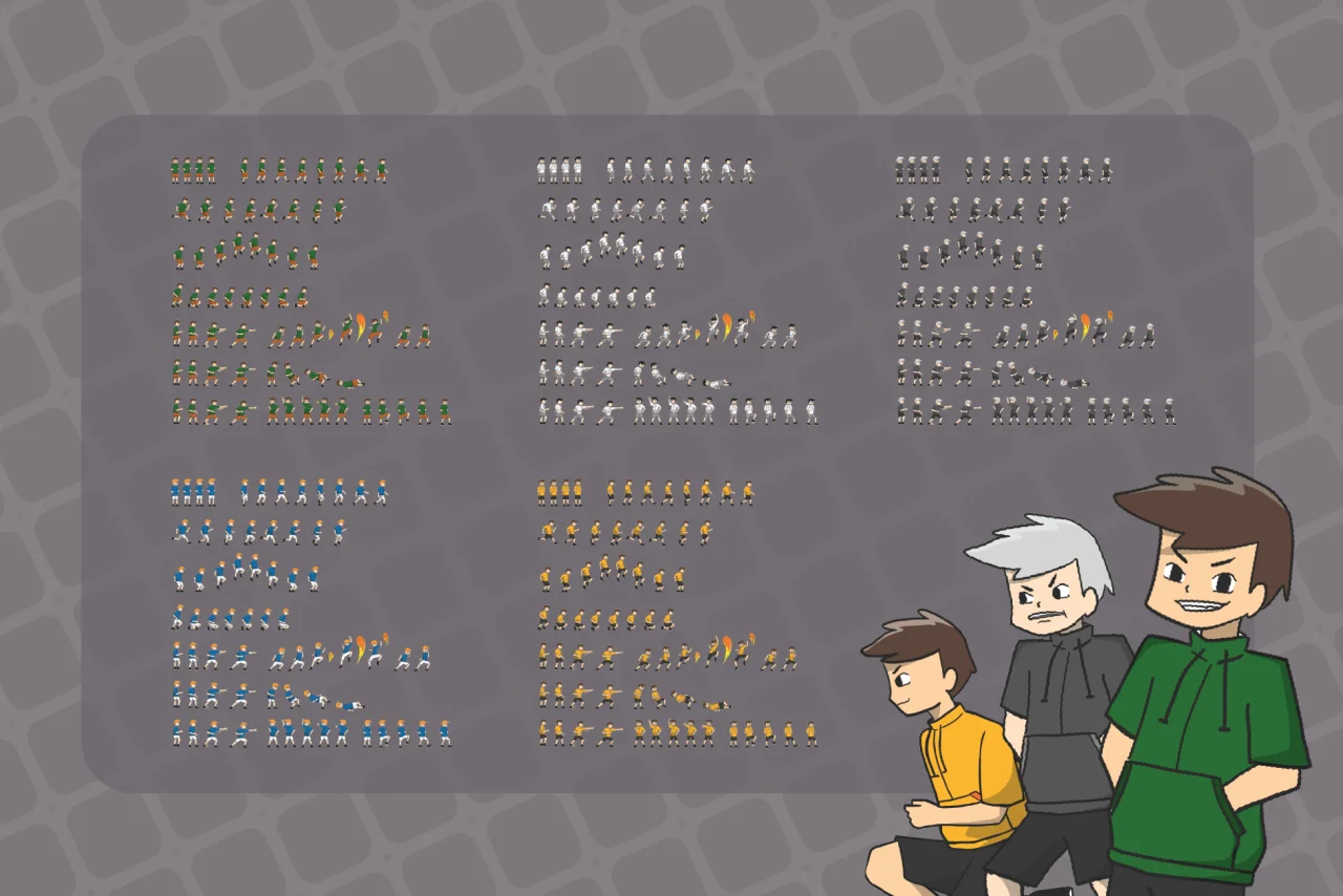2D Platformer Character (Cool Kid) — screenshot 2