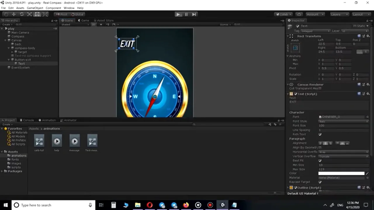 Real Compass Unity — screenshot 1