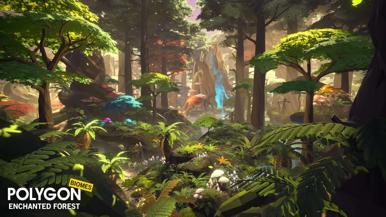 POLYGON - Enchanted Forest - Nature Biomes - 3D Environment Art by Synty — screenshot 1
