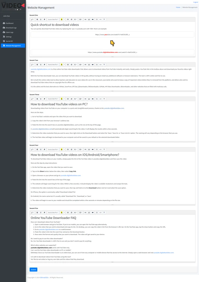 YouTube Downloader - Best YouTube Video Downloader Script — screenshot 6