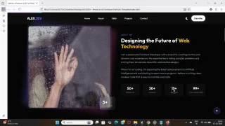 ALEXDEV Premium AI Developer Portfolio Template
