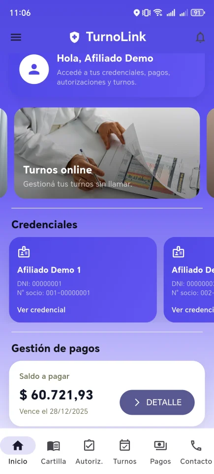 TurnoLink Appointment Booking System | Flutter Mobile App + Admin Panel — screenshot 2