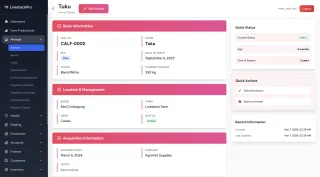 LivestockPro ERP Livestock Farm Management System