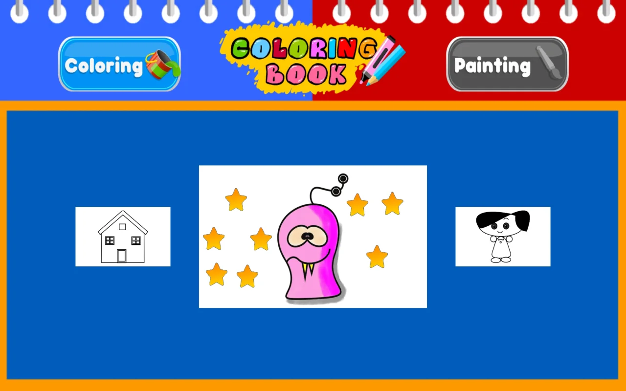 Coloring Book Kids Game | Unity Project with AdMob for Android and iOS — screenshot 1