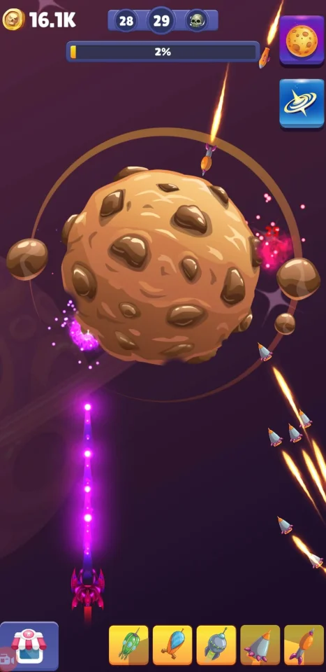 Idle Space Destroyer – Planet Bomber Hyper Casual Game — screenshot 6