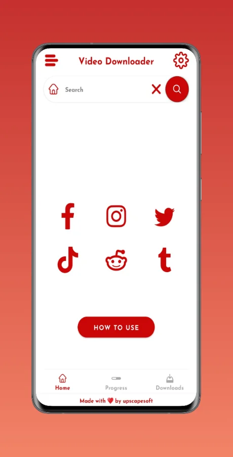 Video Downloader with Browser & PDF Reader | AdMob, Firebase, OneSignal — screenshot 1