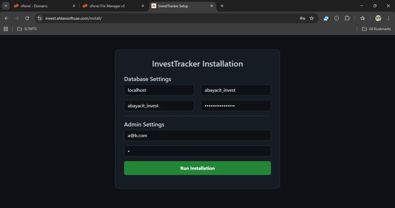 InvestorTracker — screenshot 2