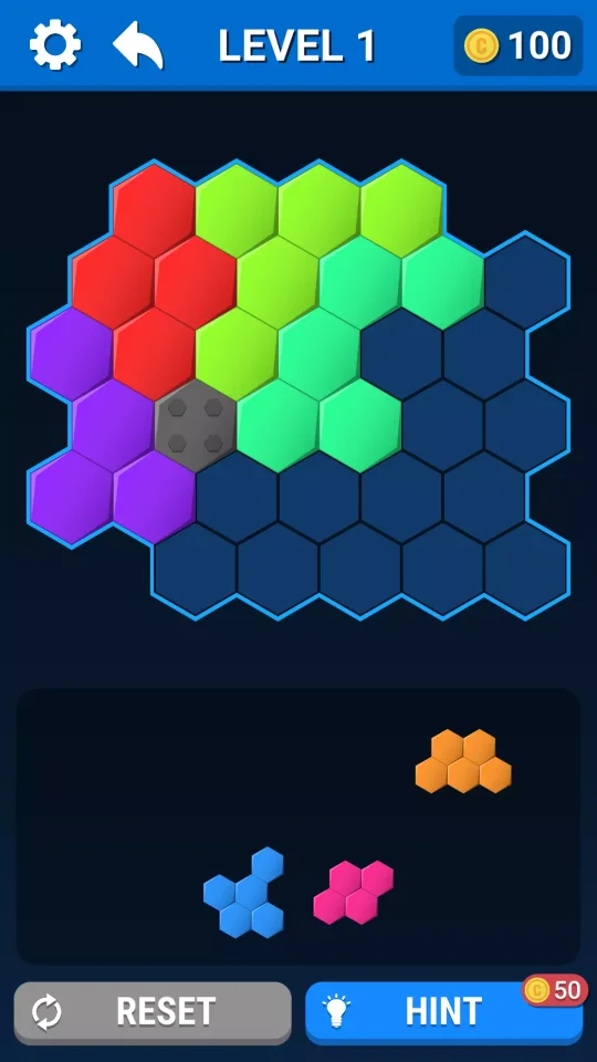 Hexa Block - Puzzle Game — screenshot 3