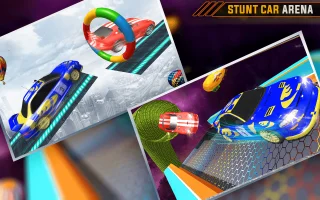 People Playground Stunt Car Arena Game