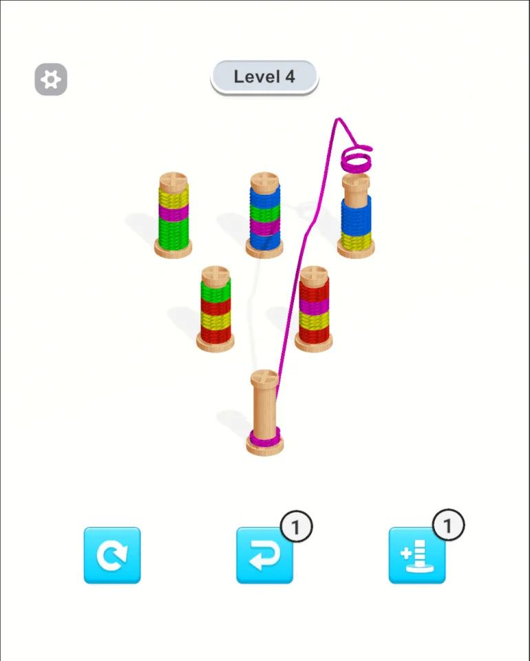 Rope Color Sort — screenshot 4