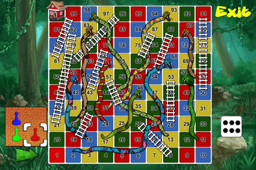 Snake & Ladder Unity3D Source Code + AdMob Integration + Android iOS Game — screenshot 3