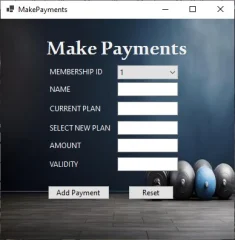 Gym Management System Project