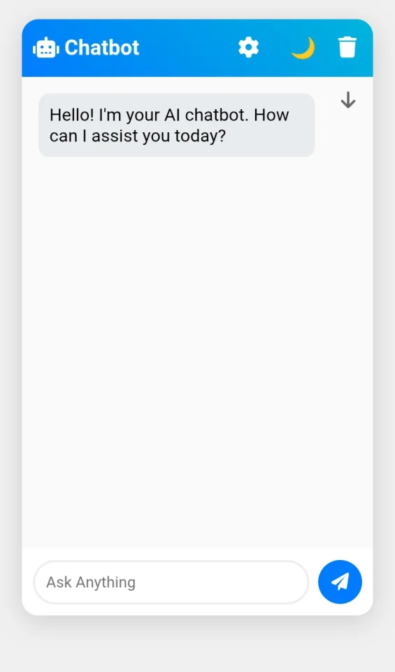 Gemini AI Chatbot — screenshot 1