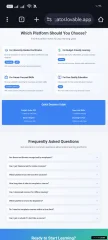 EduCompare Modern Online Learning Platforms Landing Page