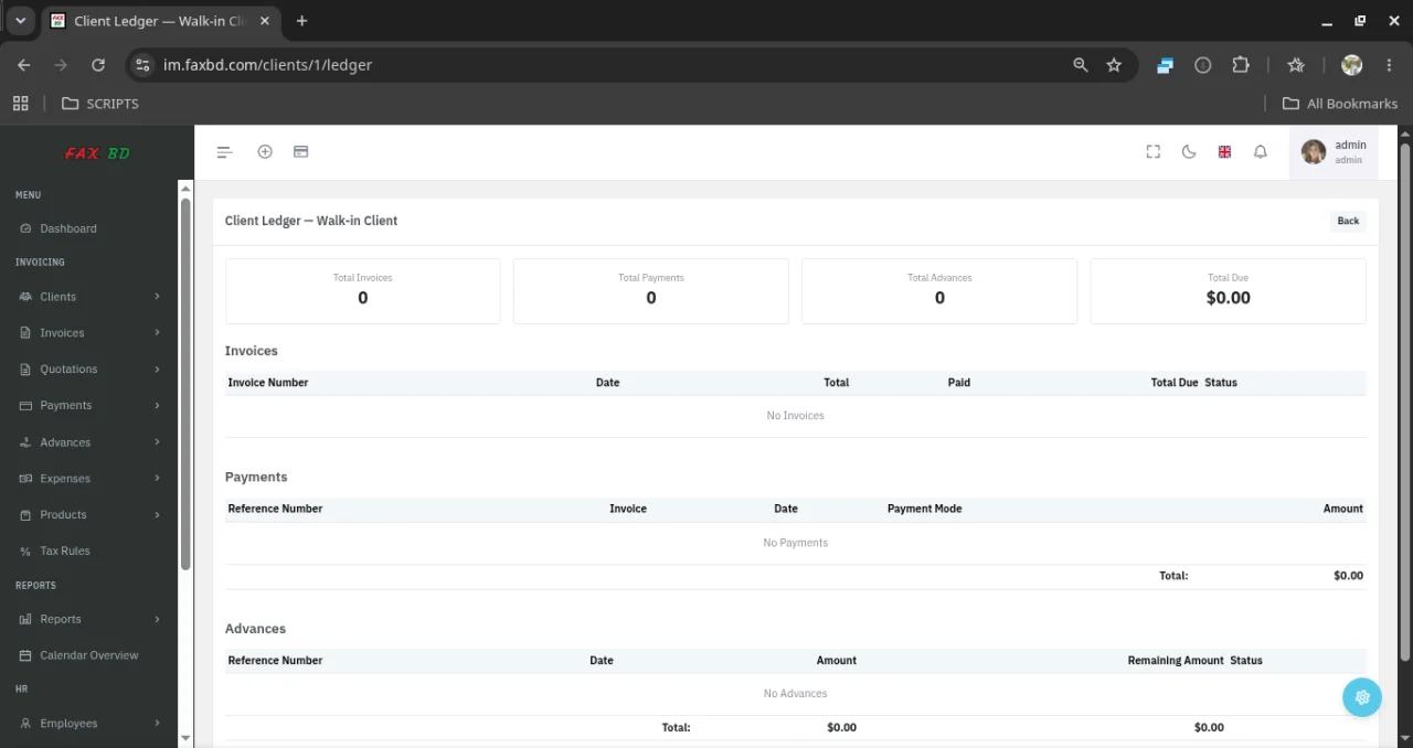 FxInvoice and HR Manager — screenshot 7
