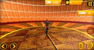 Well of Death Mega Stunt Bike Rider