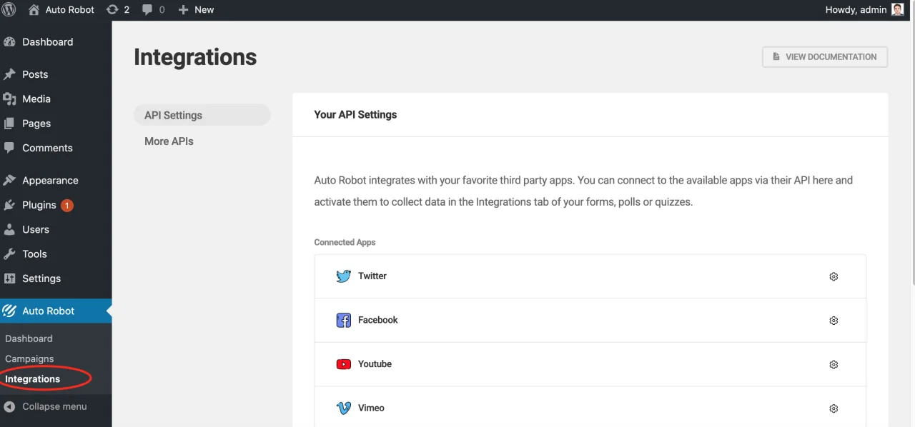 Auto Robot - WordPress Autoblogging Plugin — screenshot 3