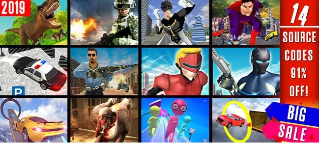 Mega Bundle Offer: 36 Premium Quality Unity 3D - 2D Games — screenshot 6