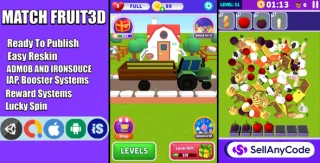 Triple Match Fruits