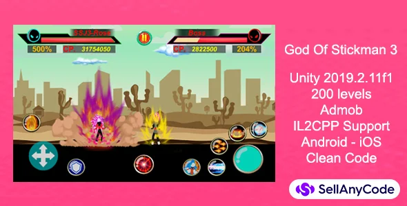 God of Stickman 3 Source Code