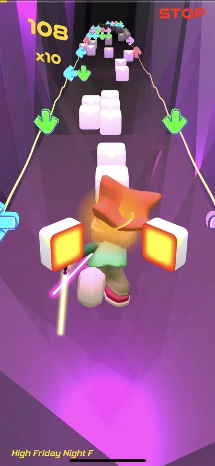 Hyper Casual BEAT Saber Wuggy, FNF, Squid — screenshot 2