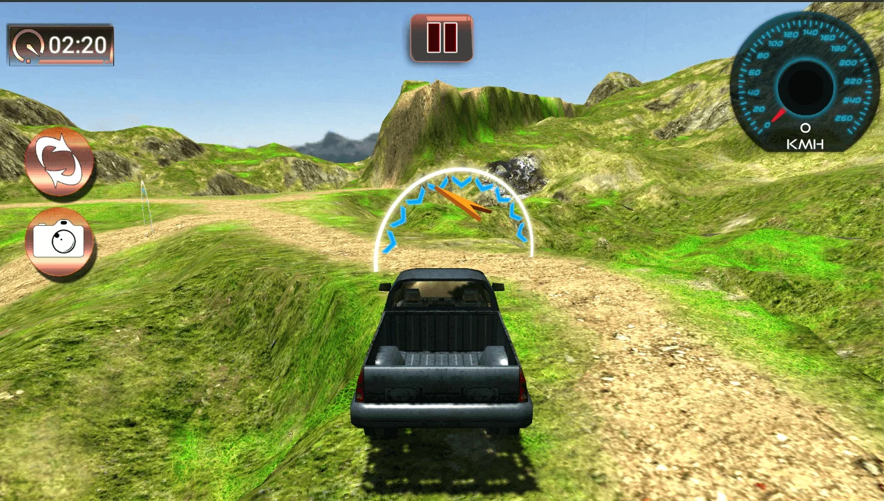 Offroad 6×6 Jeep Driving: Truck Hills Climbing Game 3D 64BIT Source Code — screenshot 2