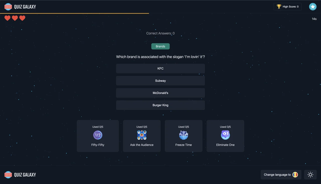 Quiz Galaxy — screenshot 2