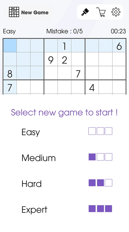 Sudoku Game Source Code — screenshot 2