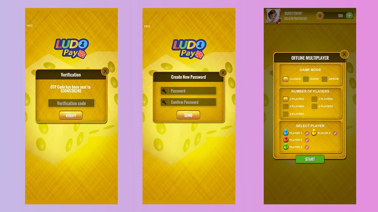 Ludo Pay Online Multiplayer Real Money Game with Extended License — screenshot 4