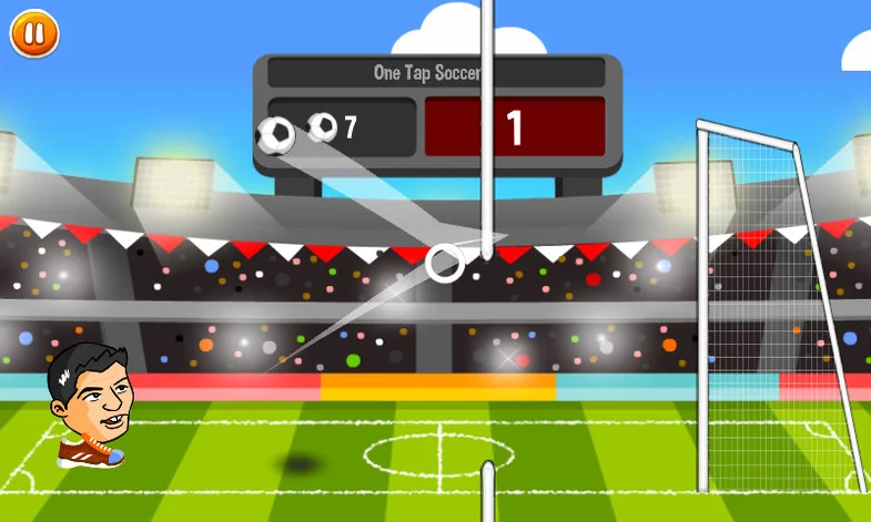 One Tap Soccer (Addictive Physics Game Kit) — screenshot 2