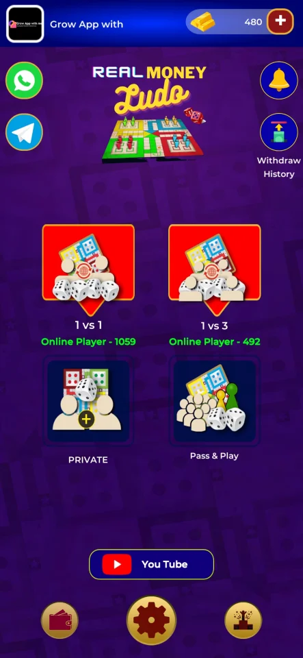Real Money Ludo Game Android App with Admin Panel — screenshot 2
