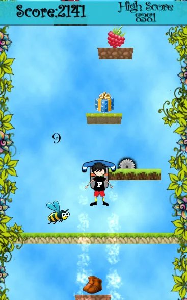 Platform Jump Unity3D Game Source Code — screenshot 4