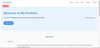 Portfolio Template