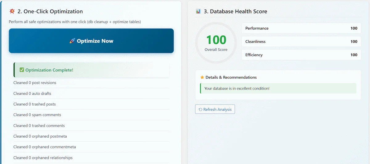 WP Optimal State Pro — screenshot 1