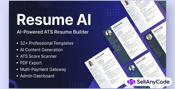 Resume AI the Ultimate AI-Powered Resume Builder & ATS Scanner (SaaS)