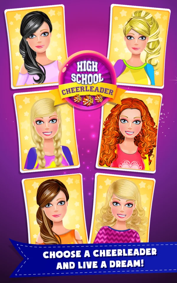 HighSchool Cheerleader Dressup — screenshot 2