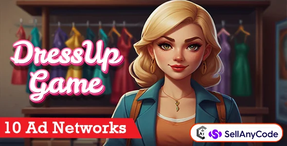 Unity Dress Up Game Template - 10 Ad Networks