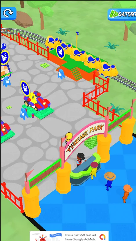 Awesome Park Idle Game 3D Unity Source Code — screenshot 3