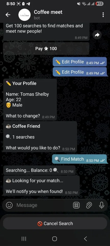 Coffee Met — screenshot 2