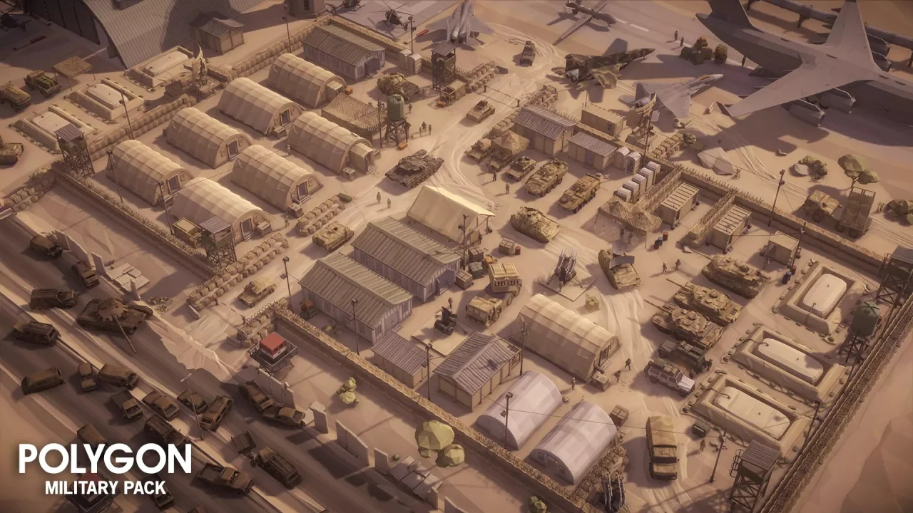 POLYGON Military - Low Poly 3D Art by Synty — screenshot 5