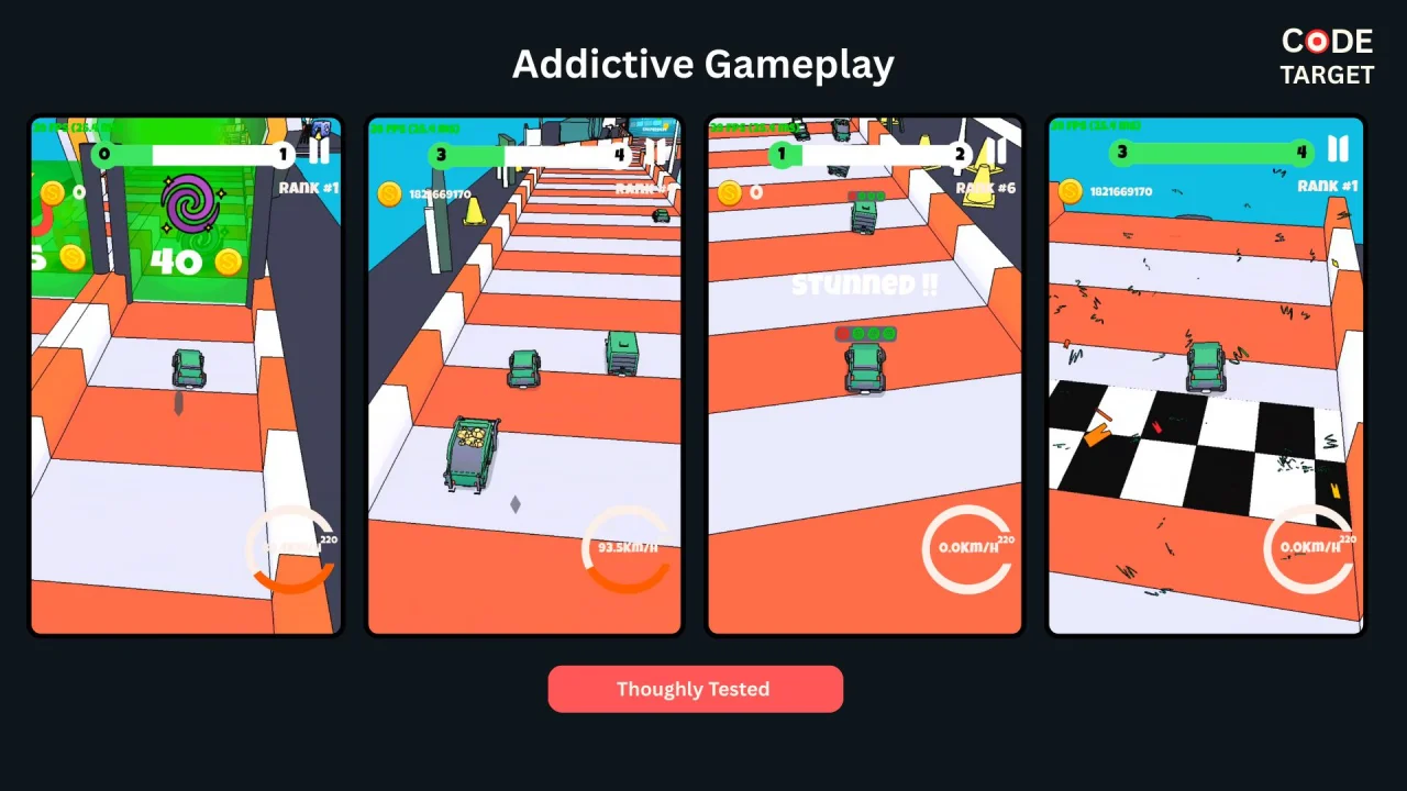 Wheel Rush - Complete Unity Game and Editor — screenshot 1