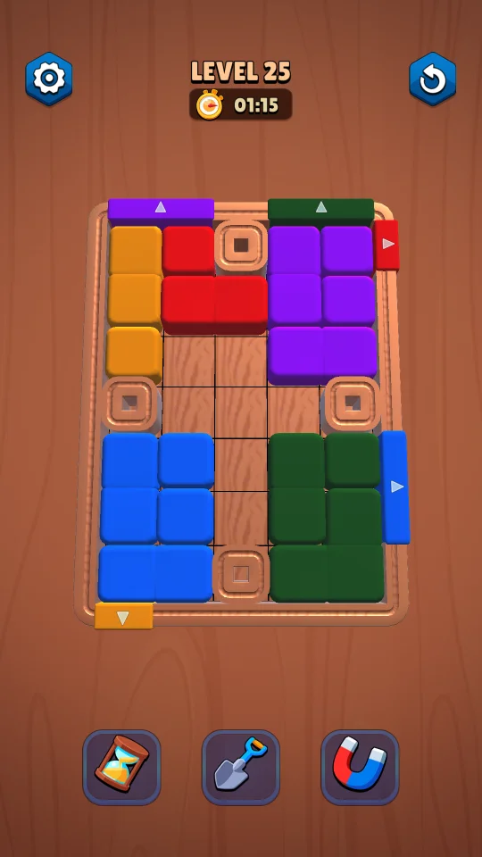 Color Block Jam 3D - Wood Block — screenshot 5