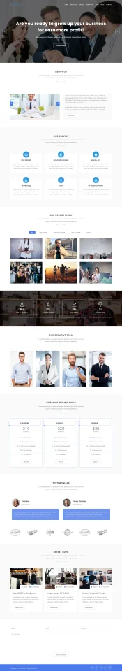 Focus Digital Agency HTML5 Template — screenshot 1