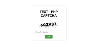 Secure PHP Captcha